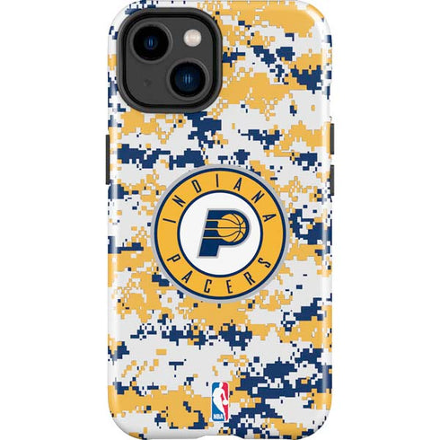 NBA Indiana Pacers Digi Camo iPhone 14 Plus Impact Case