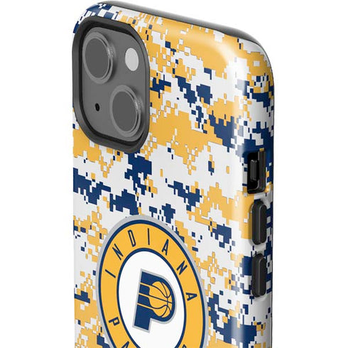 NBA Indiana Pacers Digi Camo iPhone 15 Plus Impact Case