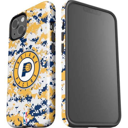NBA Indiana Pacers Digi Camo iPhone 15 Plus Impact Case