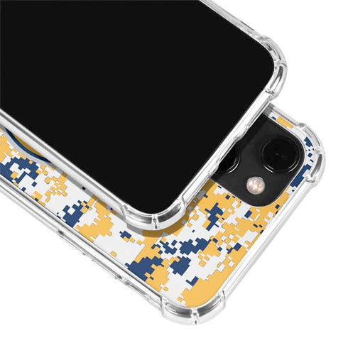 NBA Indiana Pacers Digi Camo iPhone 15 Plus Clear Case