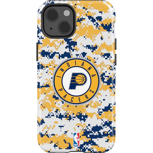 NBA Indiana Pacers Digi Camo iPhone 15 Impact Case