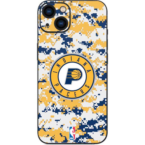 NBA Indiana Pacers Digi Camo iPhone 15 Plus Skin