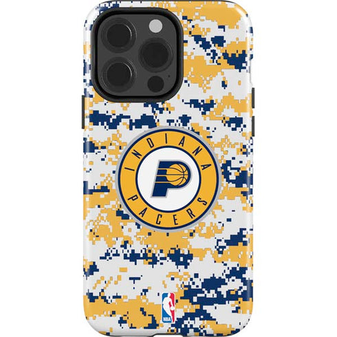 NBA Indiana Pacers Digi Camo iPhone 15 Pro Impact Case