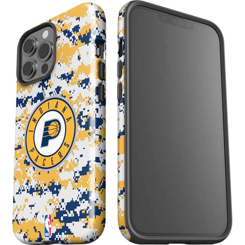 NBA Indiana Pacers Digi Camo iPhone 15 Pro Max Impact Case
