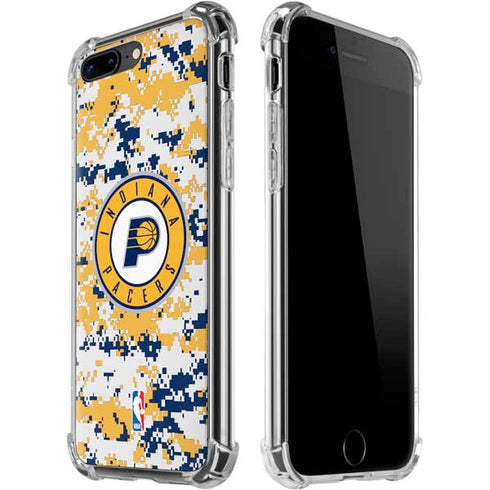NBA Indiana Pacers Digi Camo iPhone 7/8 Plus Clear Case
