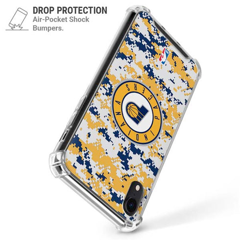 NBA Indiana Pacers Digi Camo iPhone XR Clear Case