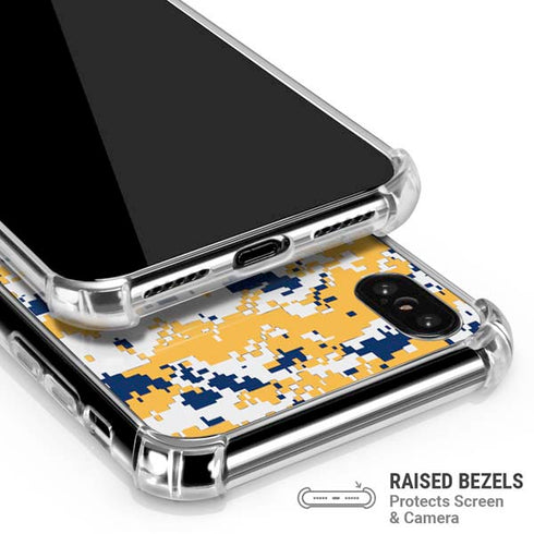 NBA Indiana Pacers Digi Camo iPhone XS Max Clear Case