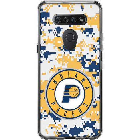 NBA Indiana Pacers Digi Camo LG K51/Q51 Clear Case