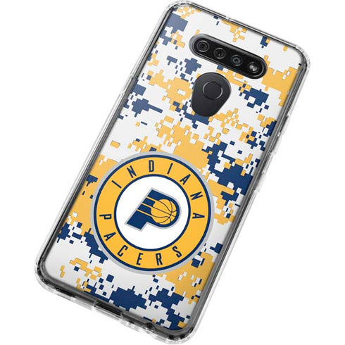 NBA Indiana Pacers Digi Camo LG K51/Q51 Clear Case