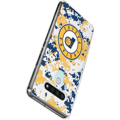 NBA Indiana Pacers Digi Camo LG Stylo 6 Clear Case