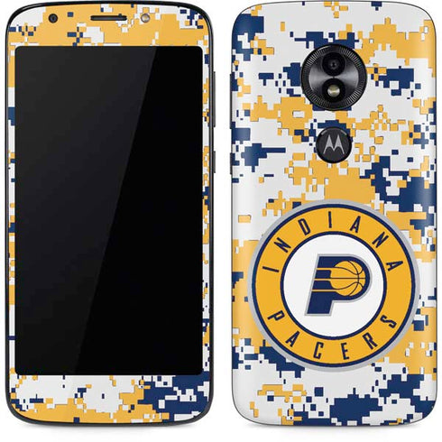 NBA Indiana Pacers Digi Camo Moto E5 Play Skin