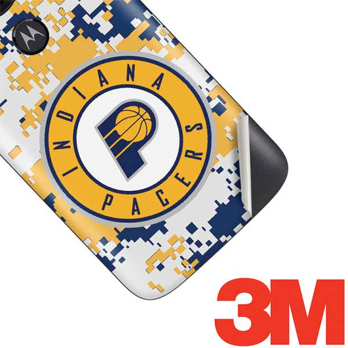 NBA Indiana Pacers Digi Camo Moto E5 Play Skin