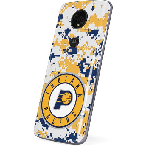 NBA Indiana Pacers Digi Camo Moto E5 Plus Skin