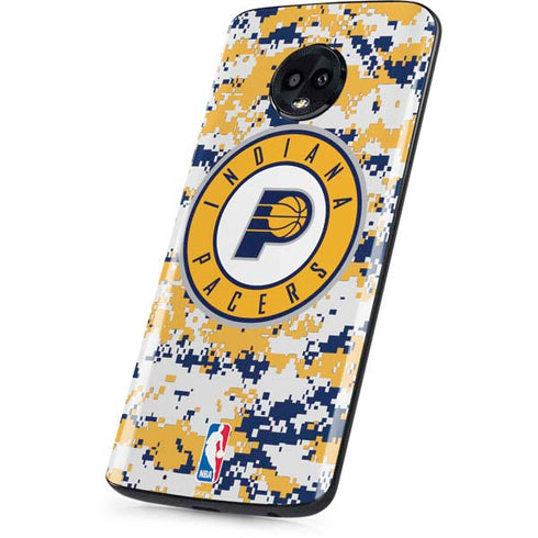 NBA Indiana Pacers Digi Camo Moto G6 Skin