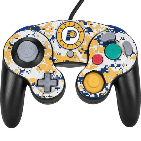 NBA Indiana Pacers Digi Camo Nintendo GameCube Controller Skin