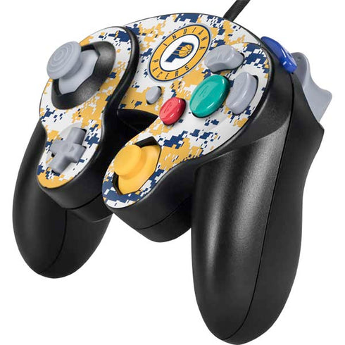 NBA Indiana Pacers Digi Camo Nintendo GameCube Controller Skin