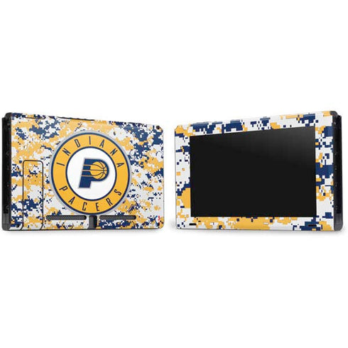 NBA Indiana Pacers Digi Camo Nintendo Switch Bundle Skin