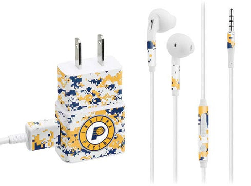 NBA Indiana Pacers Digi Camo Phone Charger Skin
