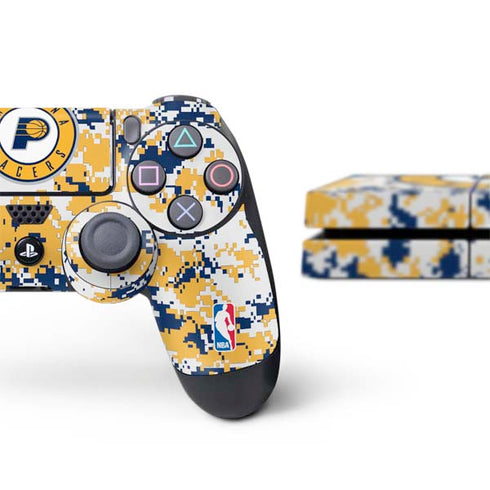NBA Indiana Pacers Digi Camo PS4 Console and Controller Bundle Skin