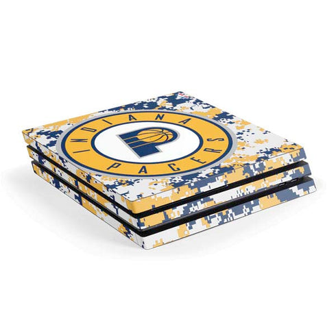 NBA Indiana Pacers Digi Camo PS4 Pro Console Skin