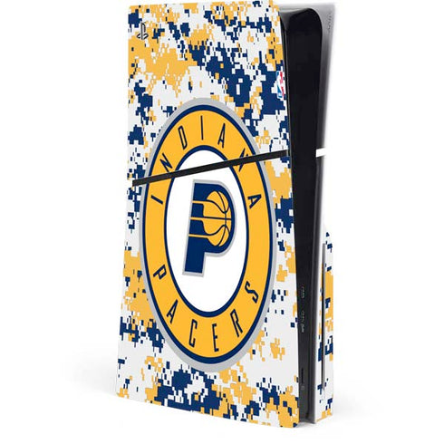 NBA Indiana Pacers Digi Camo PS5 Slim Disk Console Skin