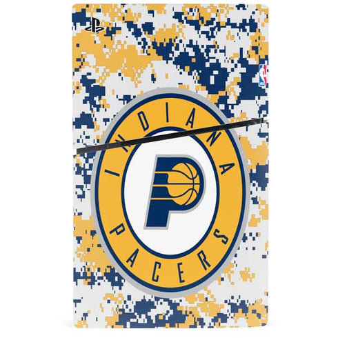 NBA Indiana Pacers Digi Camo PS5 Slim Disk Console Skin