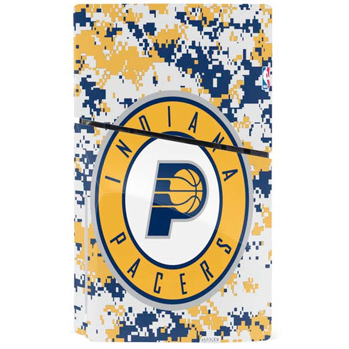 NBA Indiana Pacers Digi Camo PS5 Slim Disk Console Skin