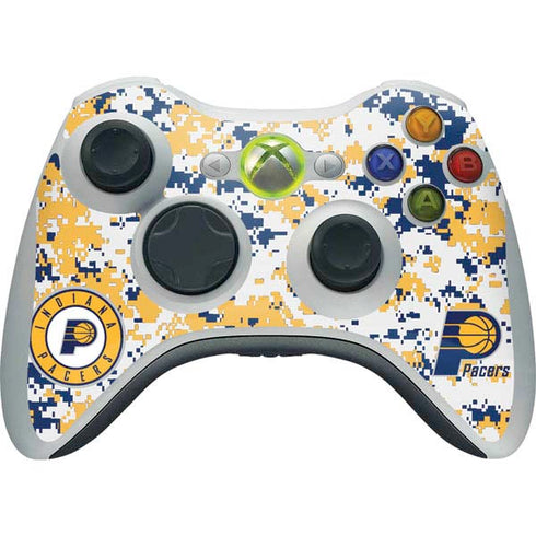NBA Indiana Pacers Digi Camo Xbox 360 Wireless Controller Skin