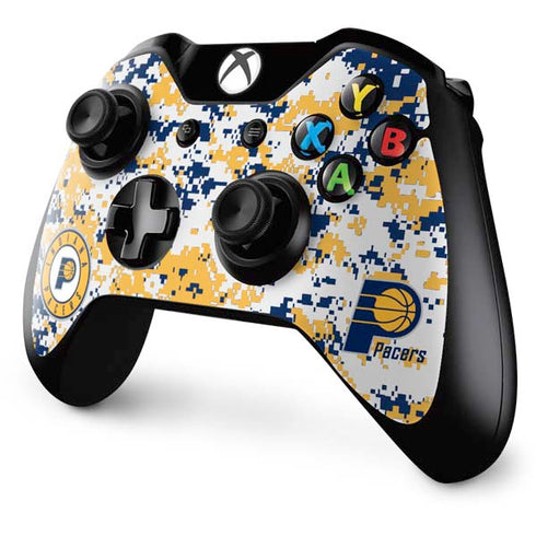 NBA Indiana Pacers Digi Camo Xbox One Controller Skin