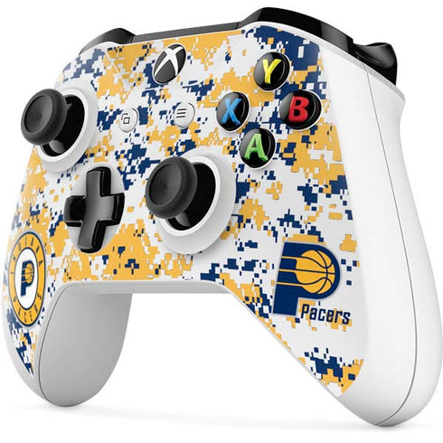 NBA Indiana Pacers Digi Camo Xbox One S Controller Skin