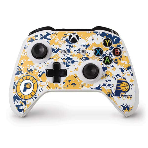 NBA Indiana Pacers Digi Camo Xbox One S Controller Skin