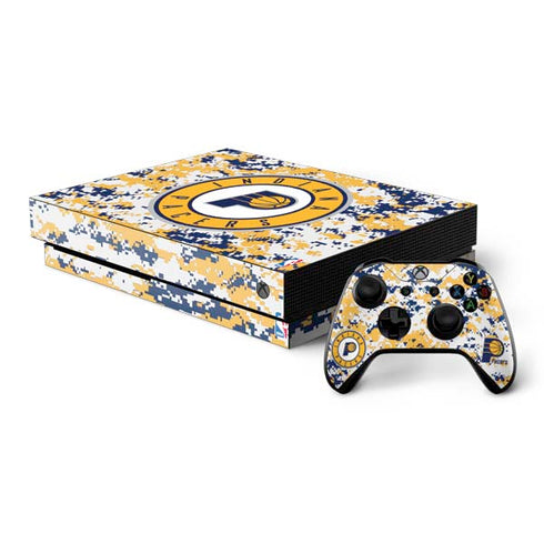 NBA Indiana Pacers Digi Camo Xbox One X Bundle Skin