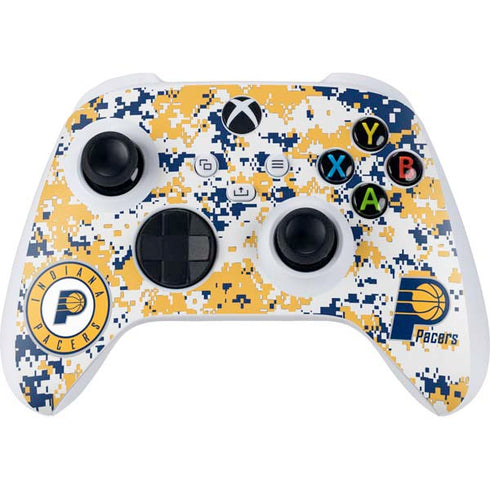 NBA Indiana Pacers Digi Camo Xbox Series S Controller Skin