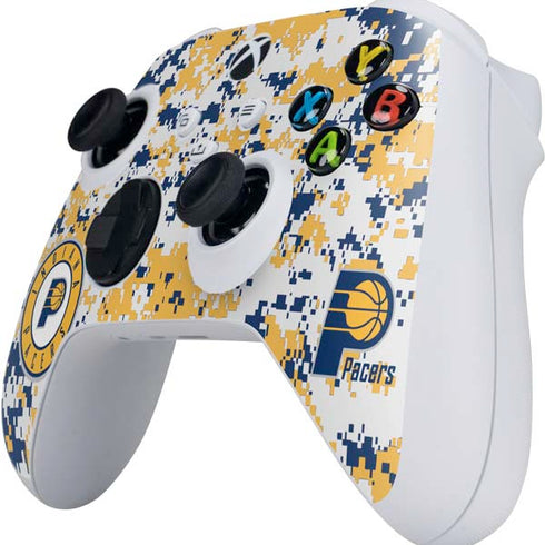 NBA Indiana Pacers Digi Camo Xbox Series S Controller Skin