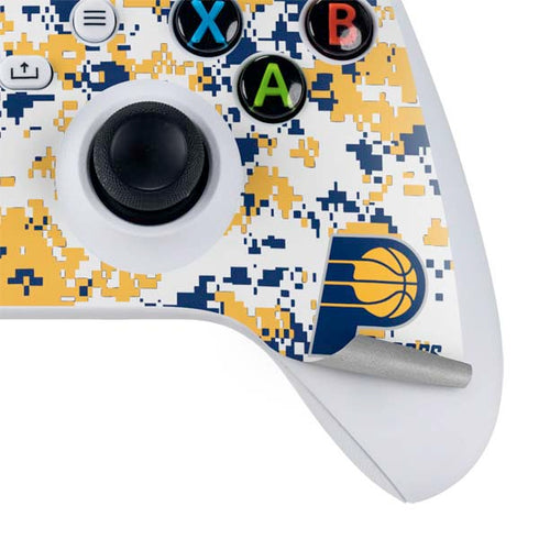 NBA Indiana Pacers Digi Camo Xbox Series S Controller Skin
