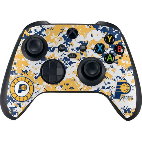 NBA Indiana Pacers Digi Camo Xbox Series X Controller Skin