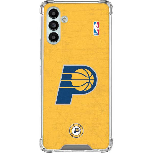 NBA Indiana Pacers Distressed Galaxy A13 5G Clear Case