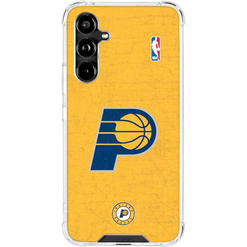 NBA Indiana Pacers Distressed Galaxy A54 5G Clear Case