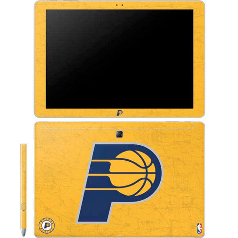 NBA Indiana Pacers Distressed Galaxy Book 12in Skin