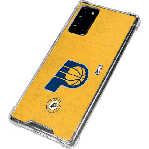 NBA Indiana Pacers Distressed Galaxy Note20 5G Clear Case