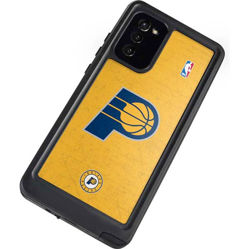 NBA Indiana Pacers Distressed Galaxy Note20 5G Waterproof Case