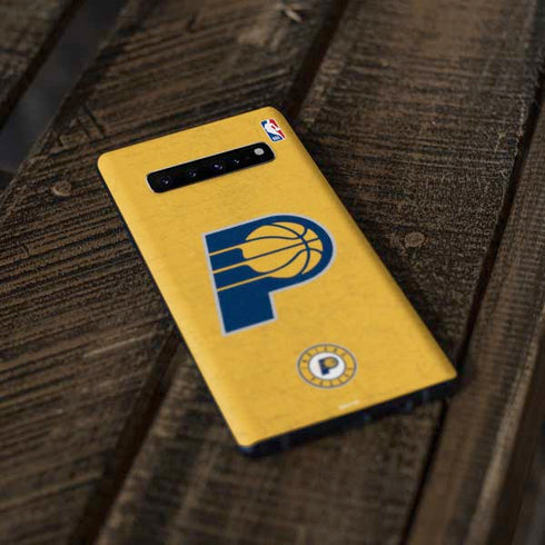 NBA Indiana Pacers Distressed Galaxy S10 Skin