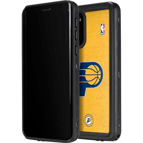 NBA Indiana Pacers Distressed Galaxy S20 Waterproof Case