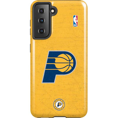 NBA Indiana Pacers Distressed Galaxy S21 5G Pro Case