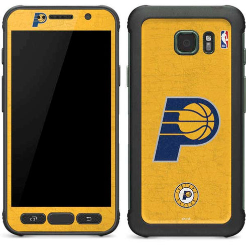 NBA Indiana Pacers Distressed Galaxy S7 Active Skin