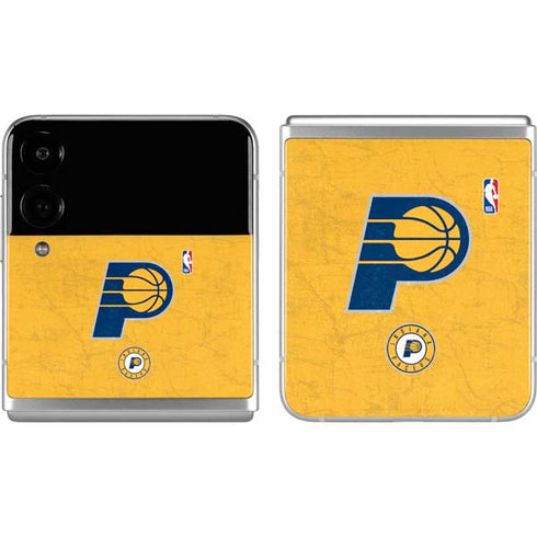 NBA Indiana Pacers Distressed Galaxy Z Flip4 5G Skin