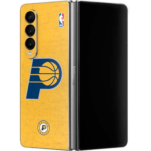 NBA Indiana Pacers Distressed Galaxy Z Fold4 5G Skin