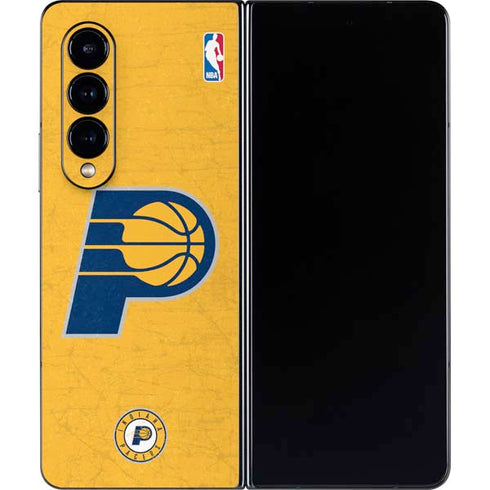 NBA Indiana Pacers Distressed Galaxy Z Fold4 5G Skin