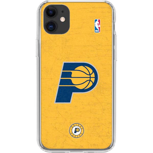 NBA Indiana Pacers Distressed iPhone 11 Clear Case