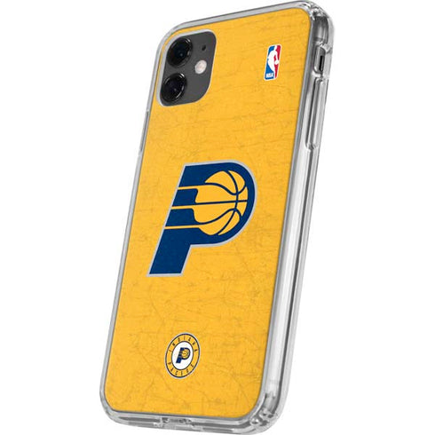NBA Indiana Pacers Distressed iPhone 11 Clear Case